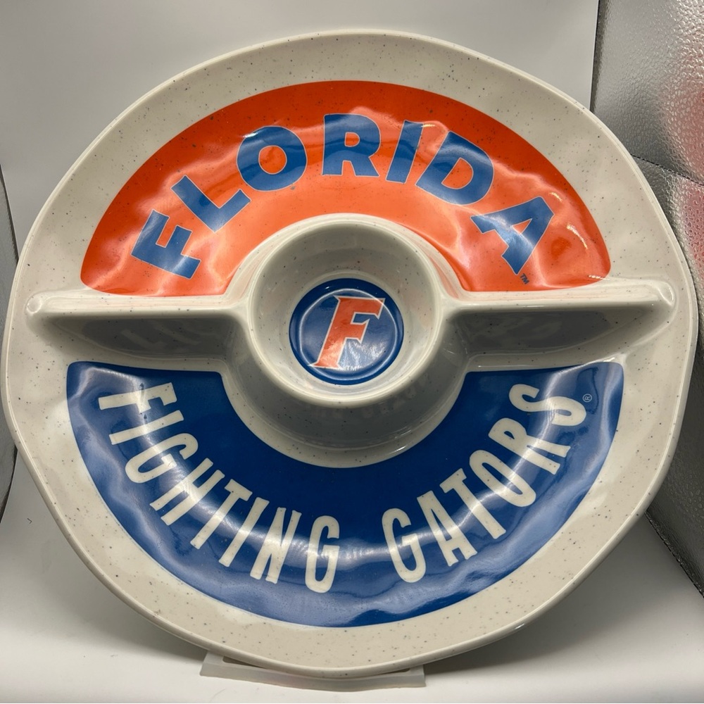 Florida Fighting Gators Divided Serving Platter